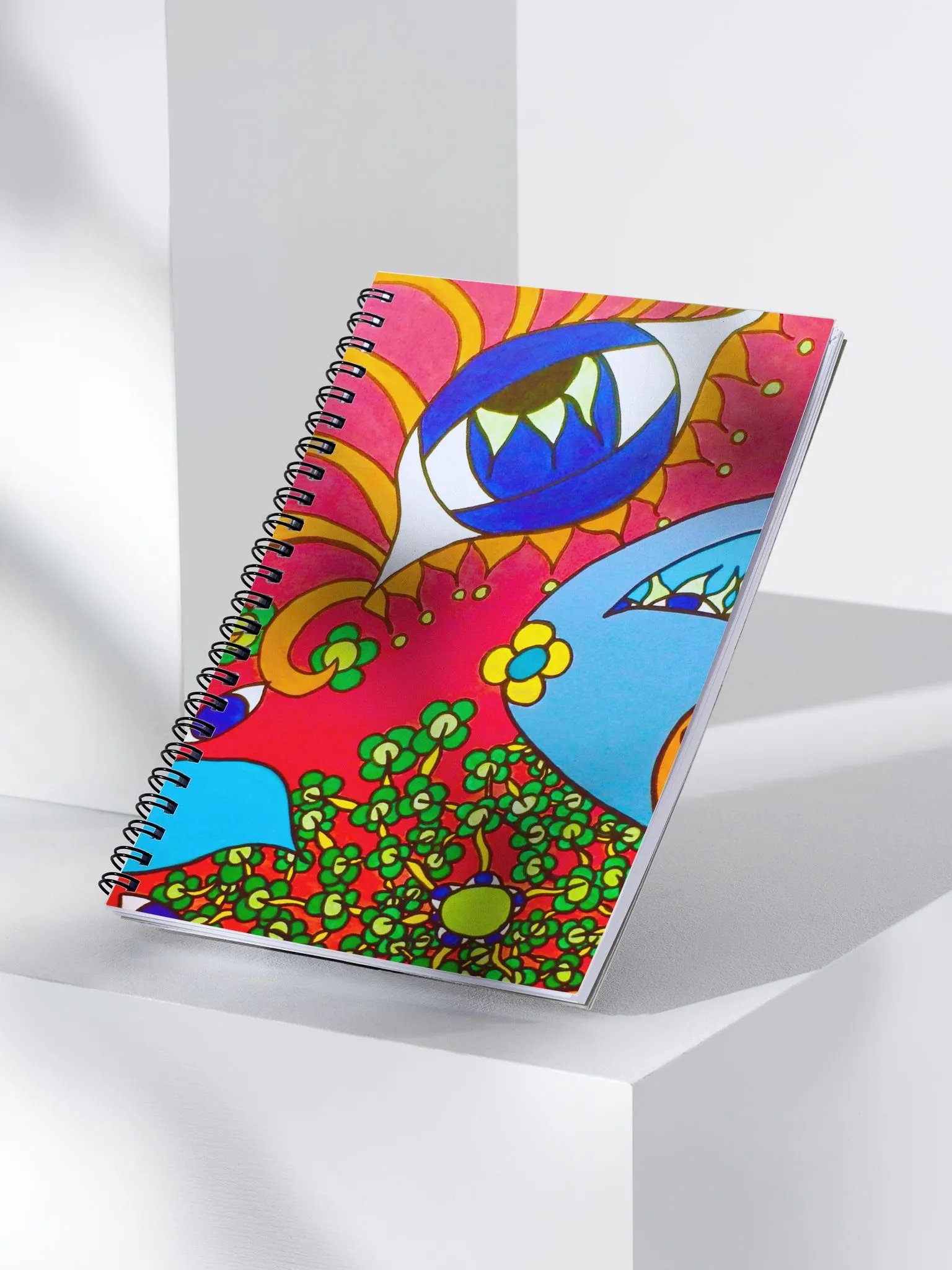 Vibrant Blossom Spiral Notebook product image (1)