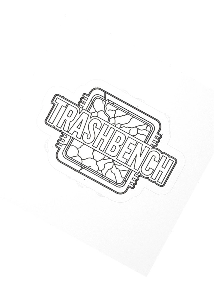 TrashBench Logo Sticker product image (6)