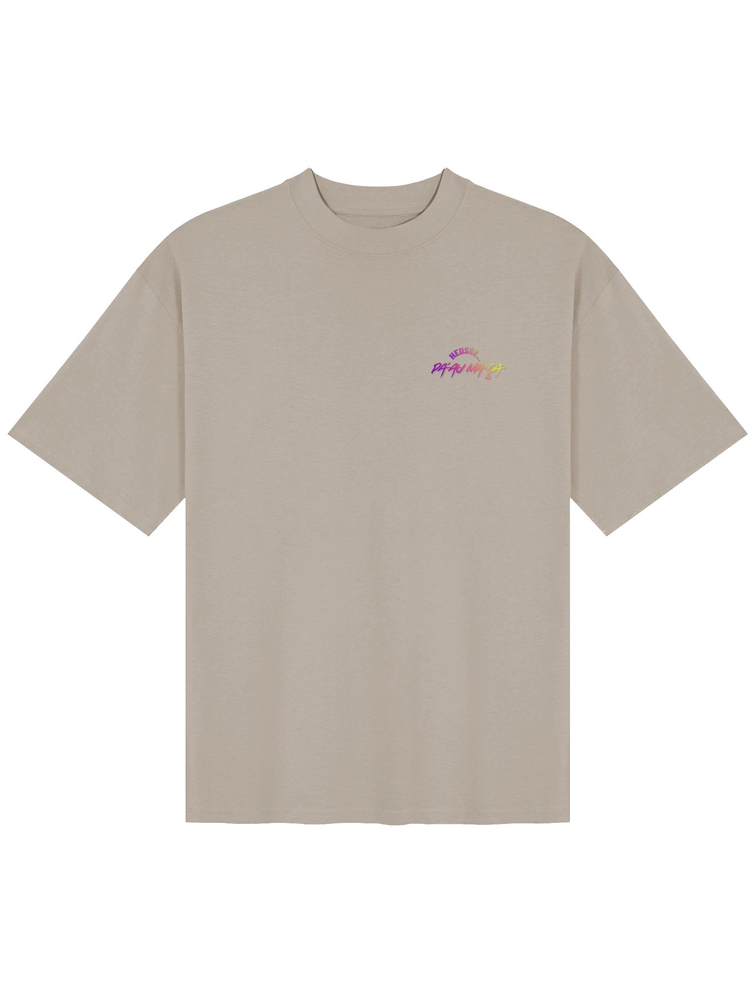 T-shirt surdimensionné avec logo dégradé néon PU MANATU product image (25)