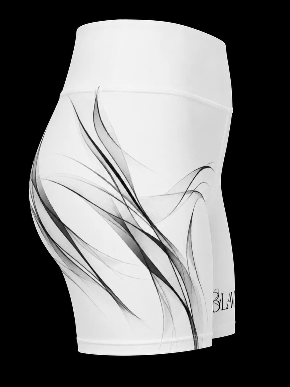 BLAVK VEIL HIGH-WAIST SHORTS product image (7)