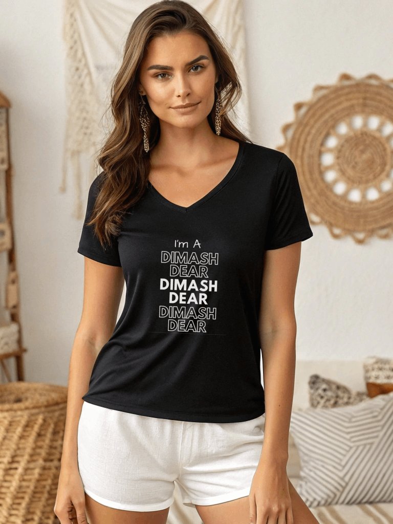 Singer From Kazakhstan Bella Canvas Unisex V-Neck product image (10)