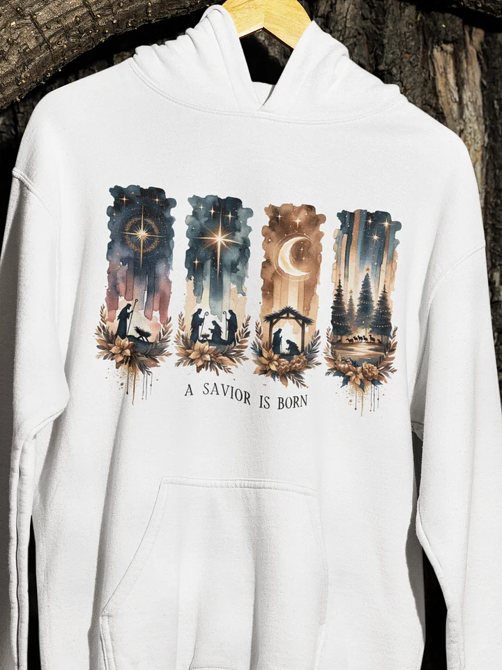 A Savior Is Born Christmas Hoodie product image (1)