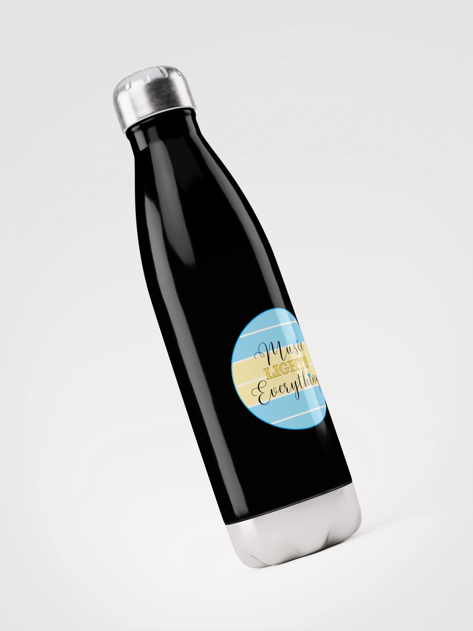 Music Lights Everything Stainless Steel Water Bottle product image (3)