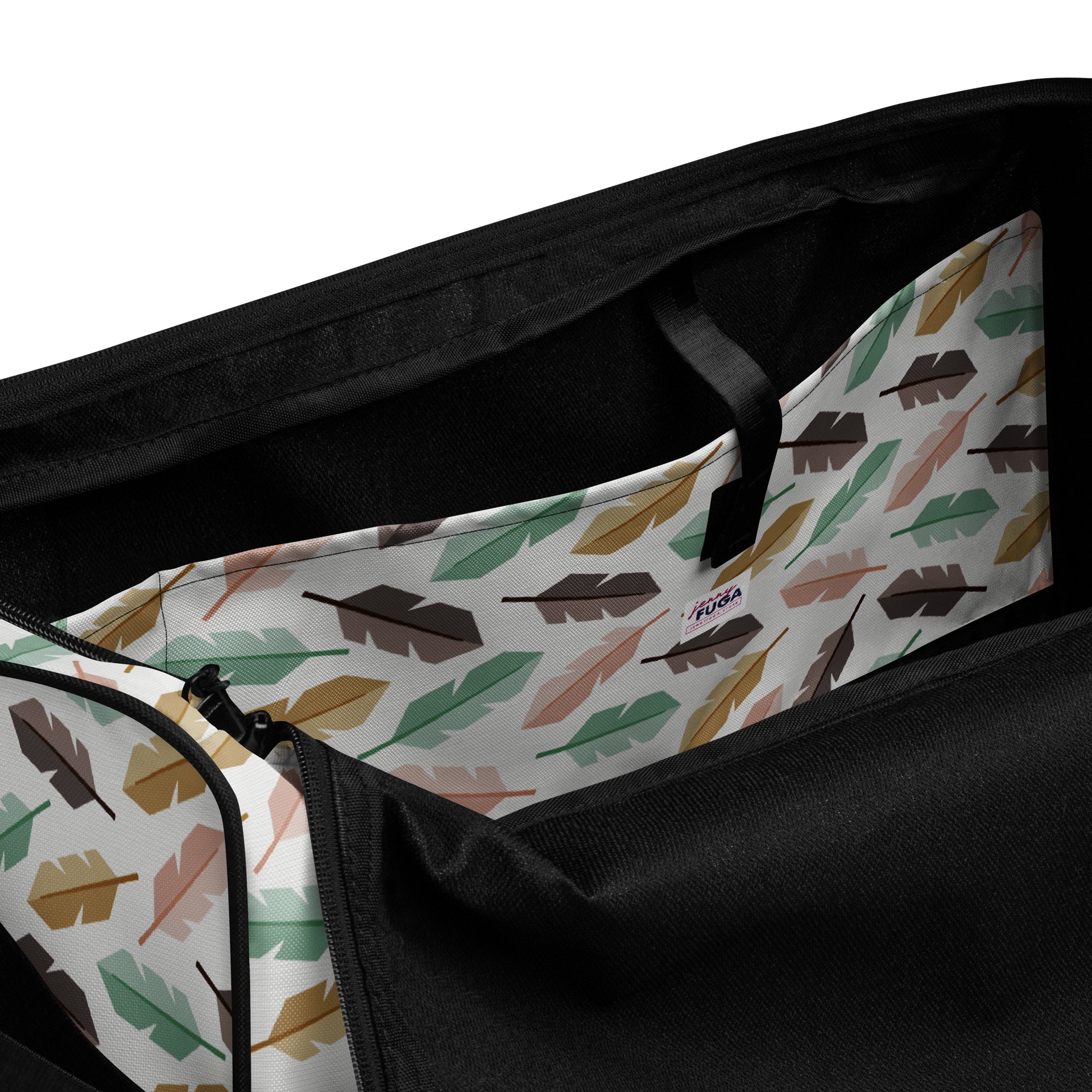 Mid-Century Modern Feathers Duffel Bag product image (6)