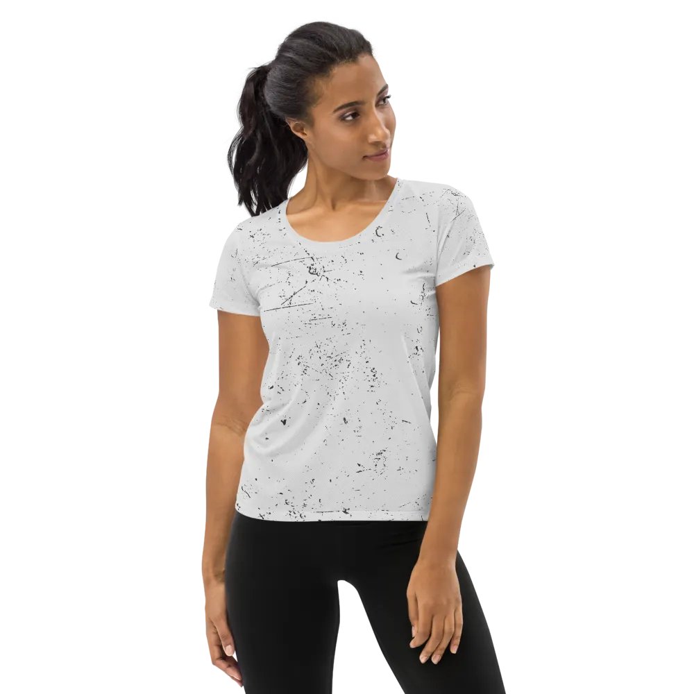 Customizable Distressed Texture Women's Sports Tee product image (1)