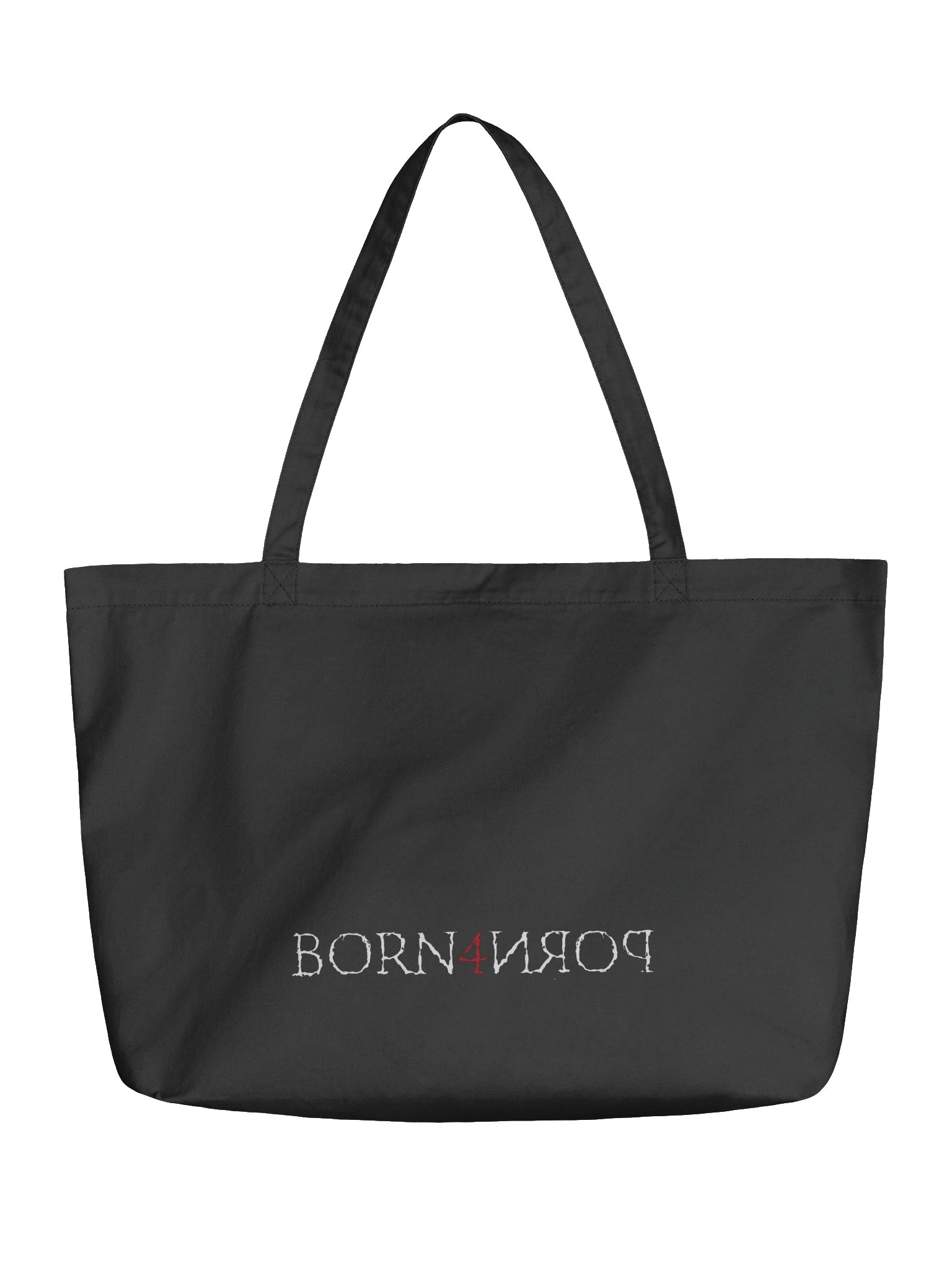 BORN4PORN eco beach bag product image (1)