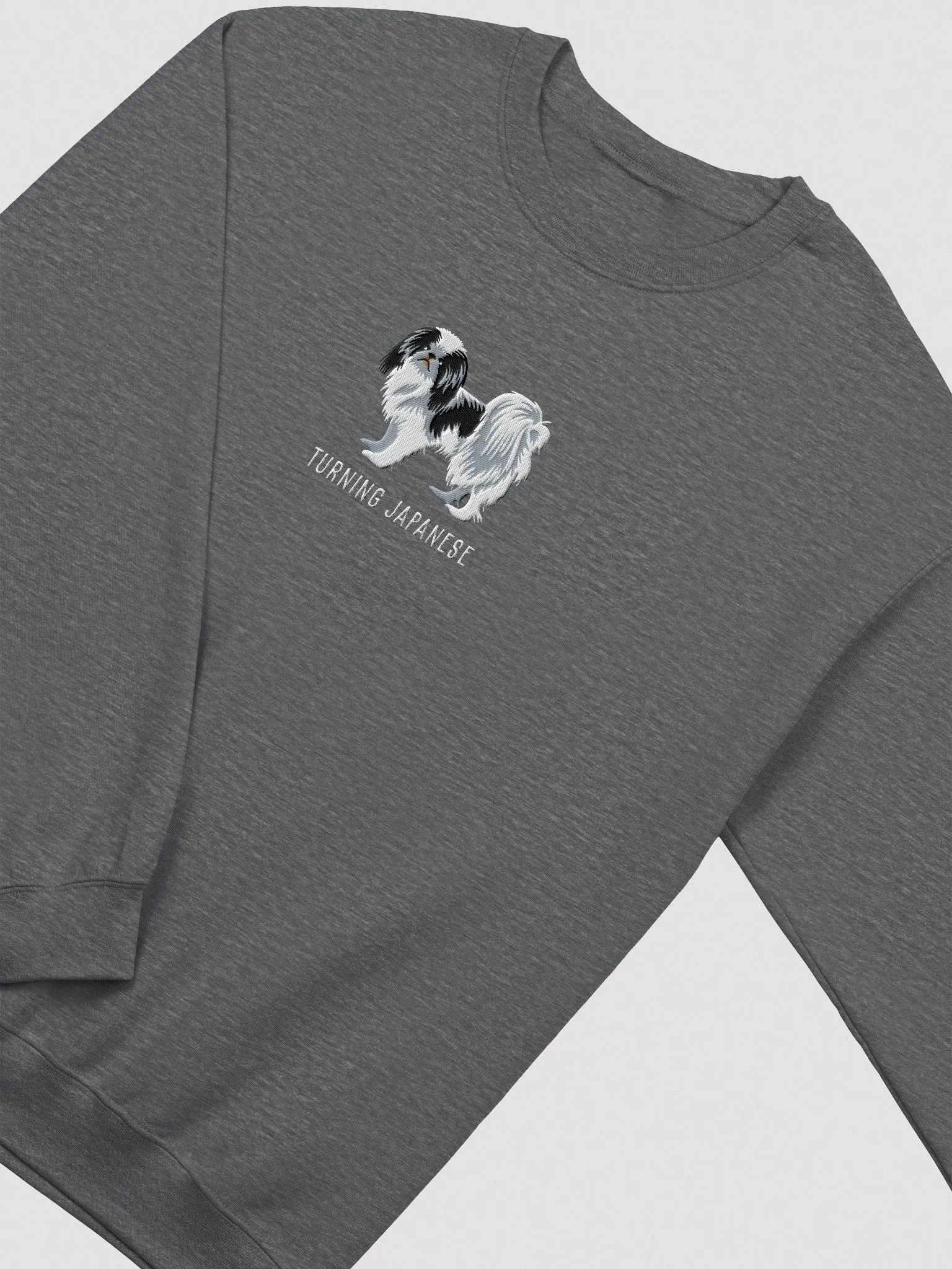 Turning Japanese Sweatshirt (Embroidered) of a Japanese Chin product image (6)