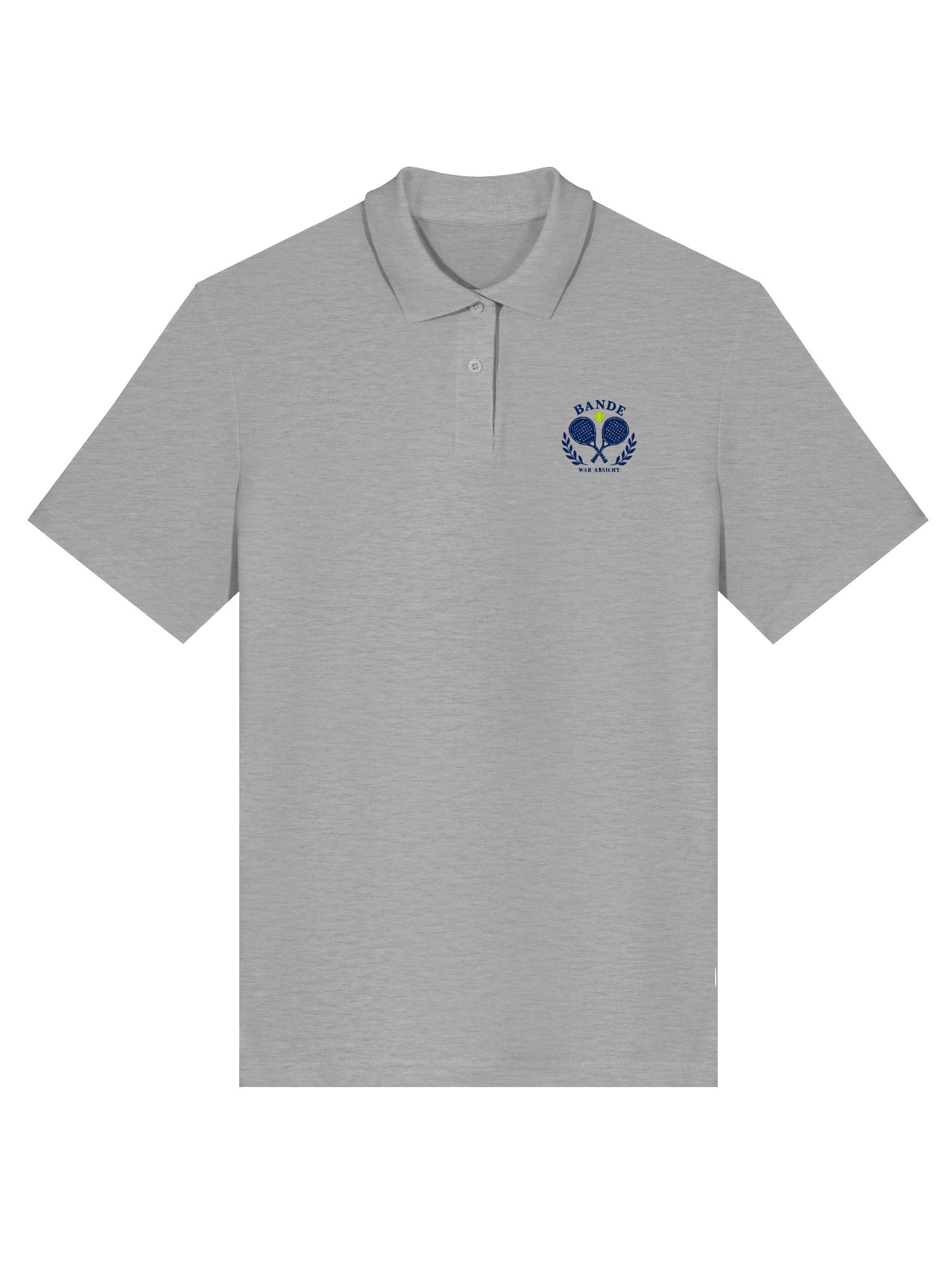 BANDE WAR ABSICHT. Damen Padel Poloshirt – Sport Grey product image (1)