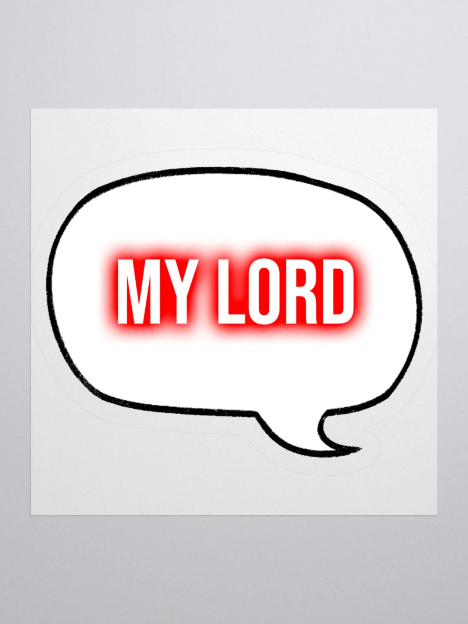 M'Lord Sticker - Red product image (1)