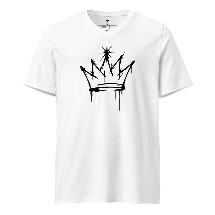 ONE KING Urban Crown V-Neck Tee black print product image (5)