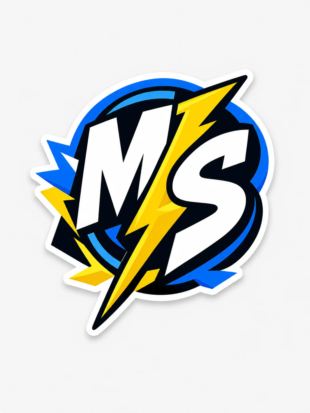 MattSimplified Circle Logo Sticker product image (1)