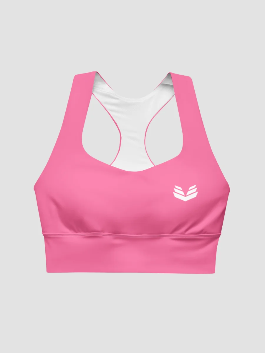 Longline Sports Bra - Blazing Pink product image (4)