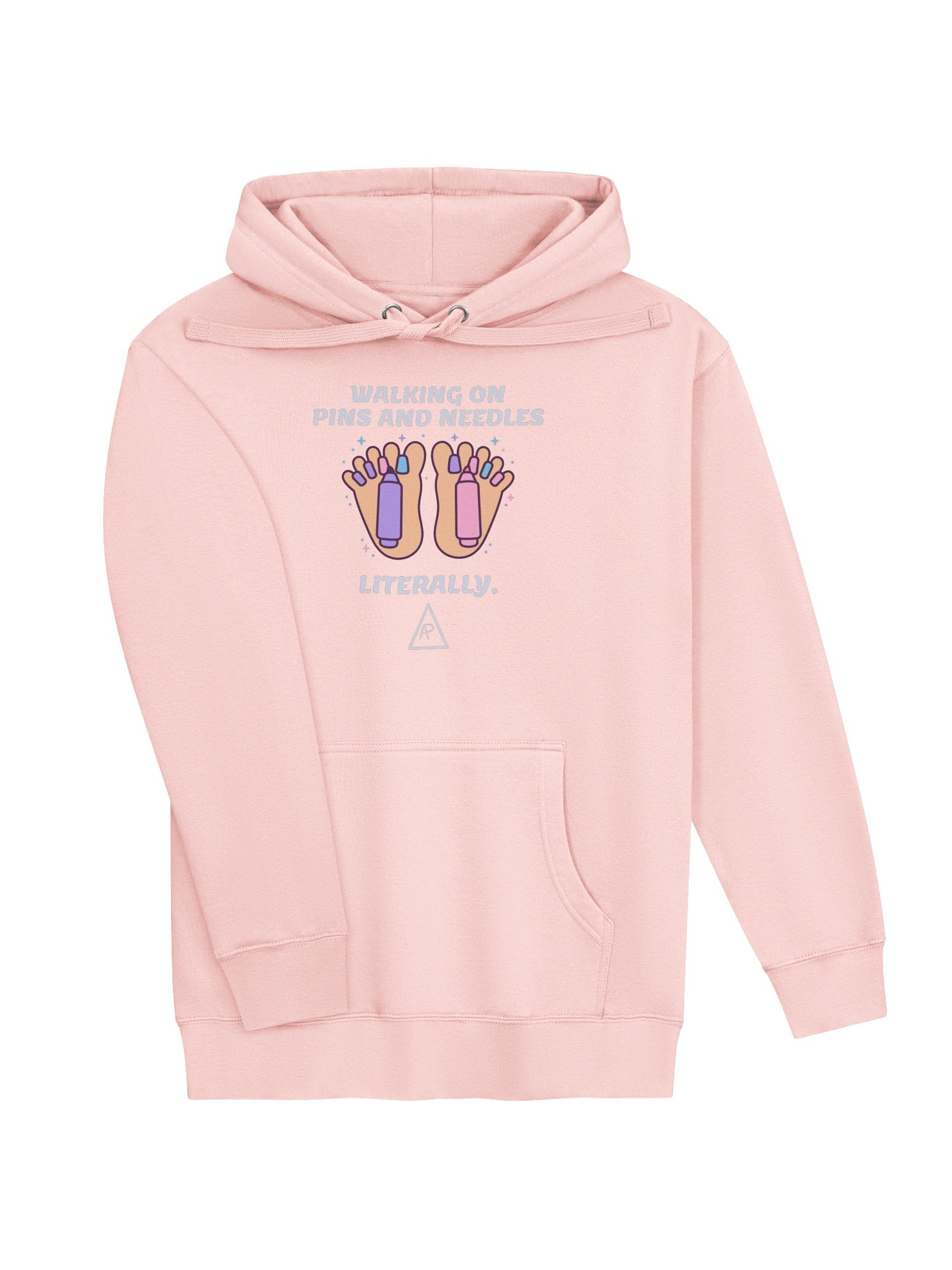 WALKING ON PINS AND NEEDLES — Hoodie — Pink product image (3)