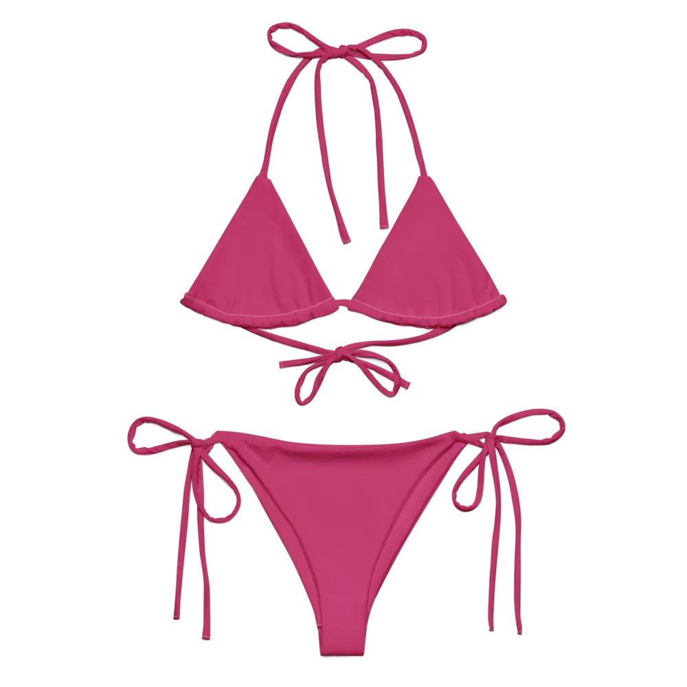 Magenta Pink String Bikini Set product image (5)