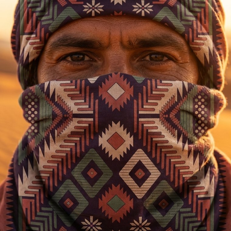 Nomad Scarf (Bandana) – Mexican Symmetry Edition 01 product image (1)