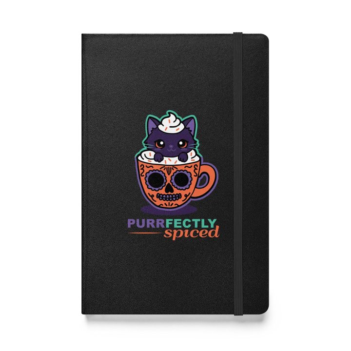 Purrfectly Spiced Hardcover Bound Lined Notebook product image (1)