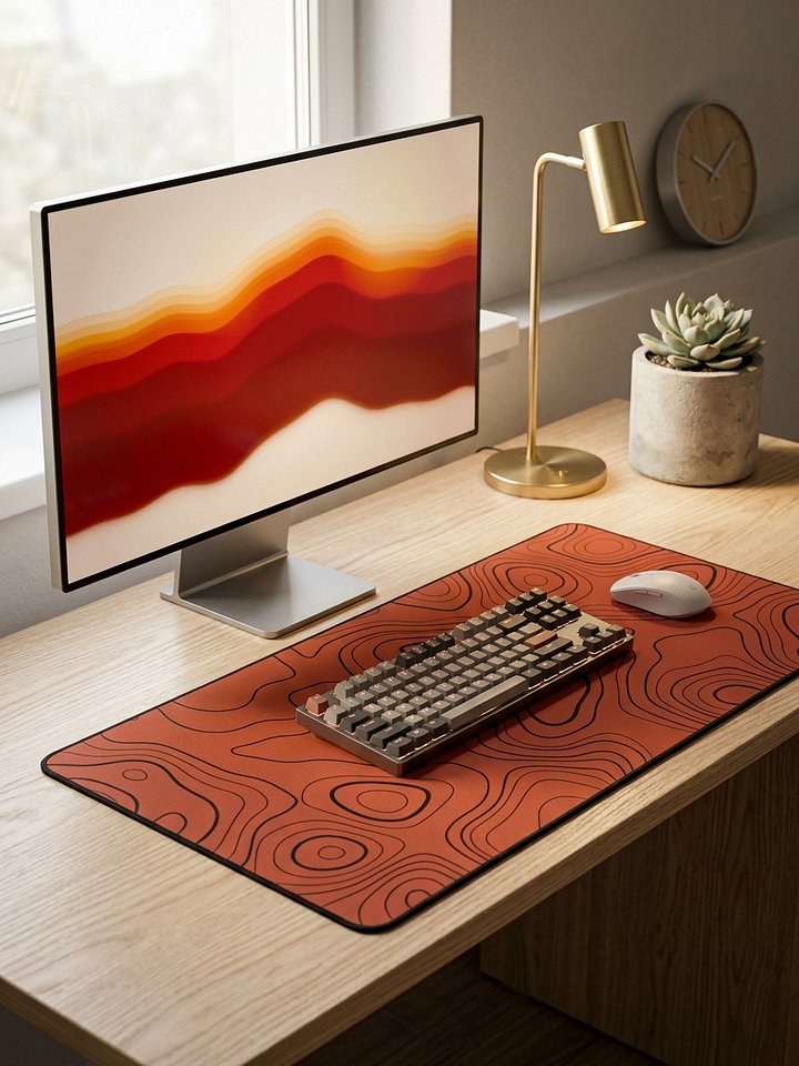 High Ground desk mat (terracotta) product image (1)