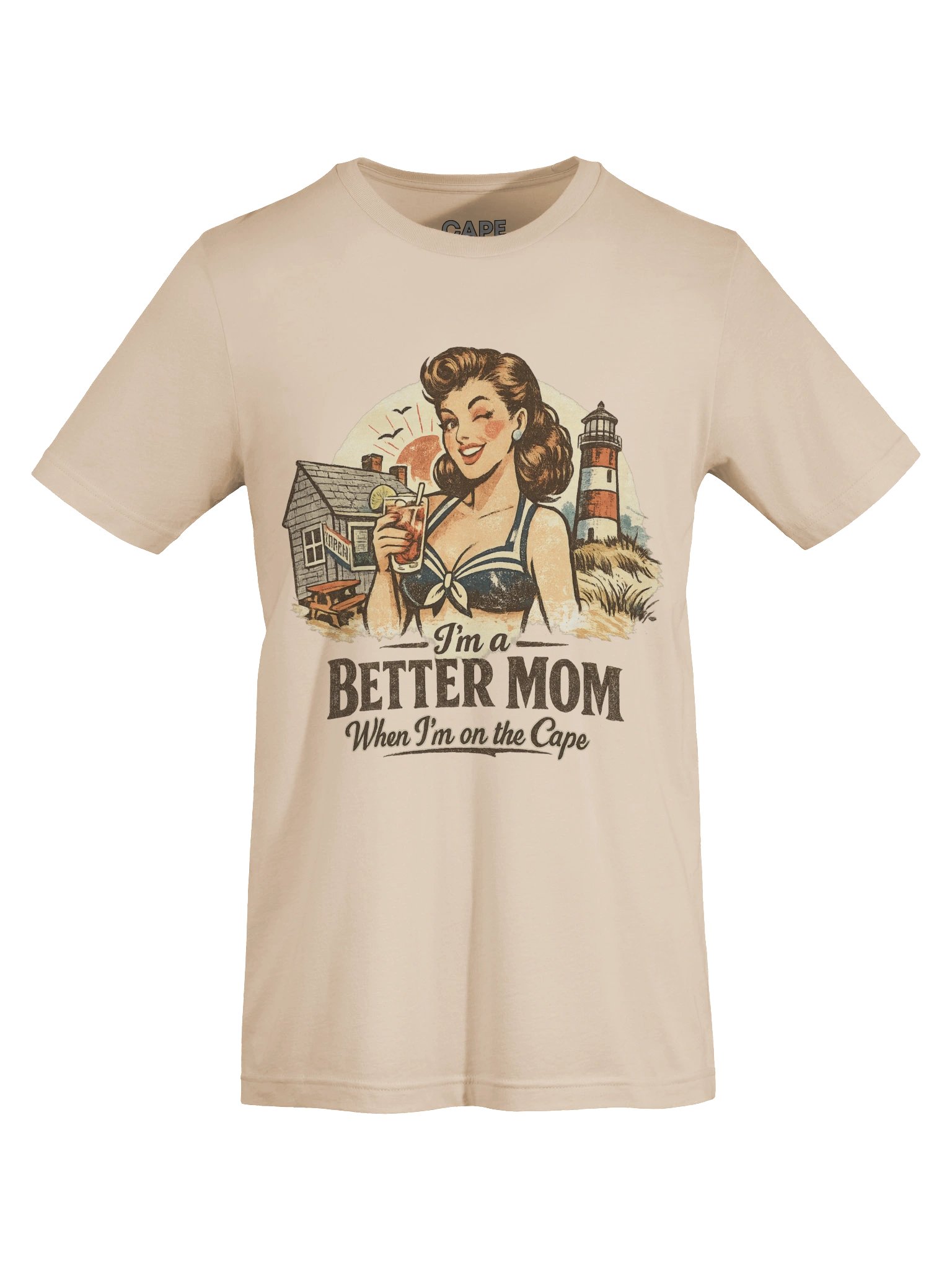 I'm a Better Mom on the Cape T-Shirt product image (7)