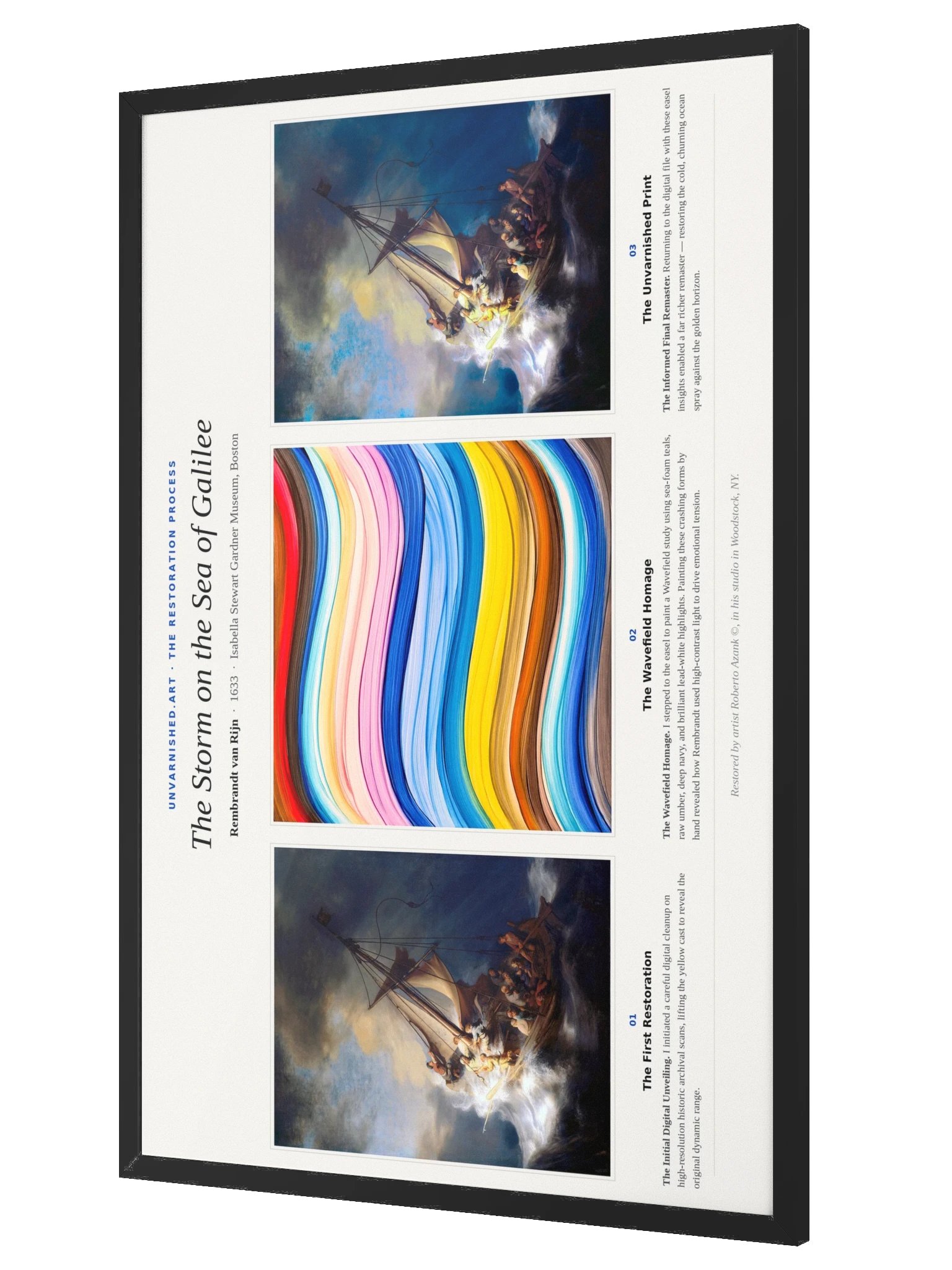 The Storm on the Sea of Galilee — Framed Process Poster product image (3)