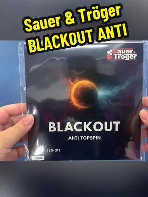 Sauer & Tröger BLACKOUT ANTI #tabletennis #pingpong #桌球 #shorts 