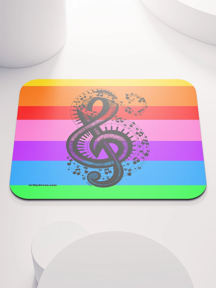 Music Note Mousepad product image (1)