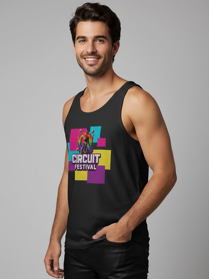 CQ CIRCUIT FESTIVAL – COLOR BLOCK PARTY TANK product image (2)