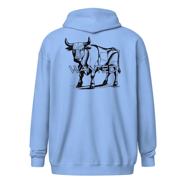 Bull Wanted Cubist zipper front hoodie product image (1)