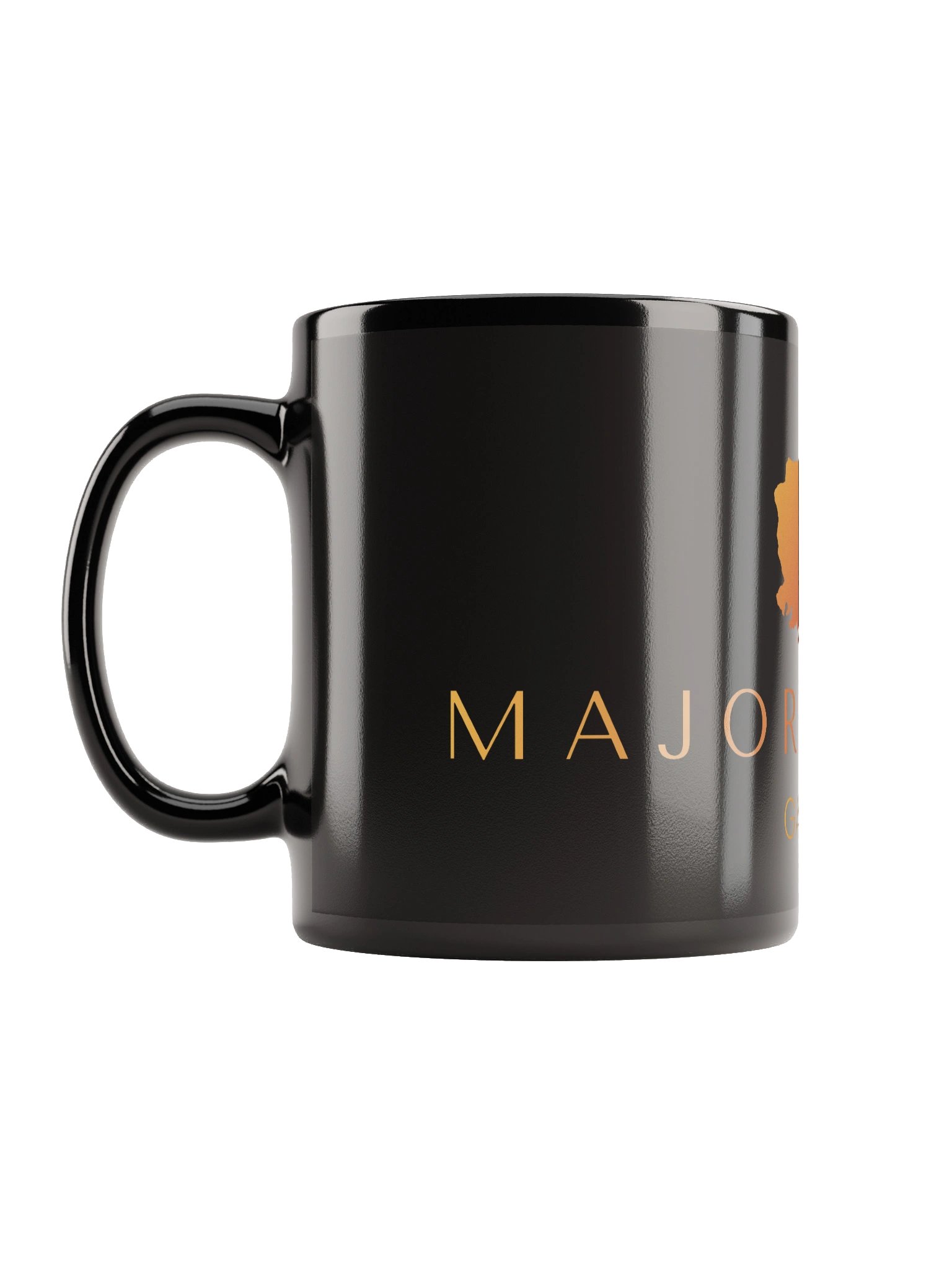 MajorAmigoGaming Logo – Schwarze Premium Tasse product image (6)