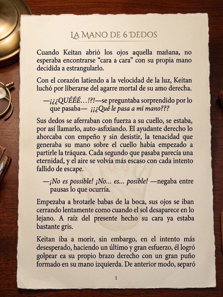 La mano de 6 dedos (Formato PDF) product image (2)