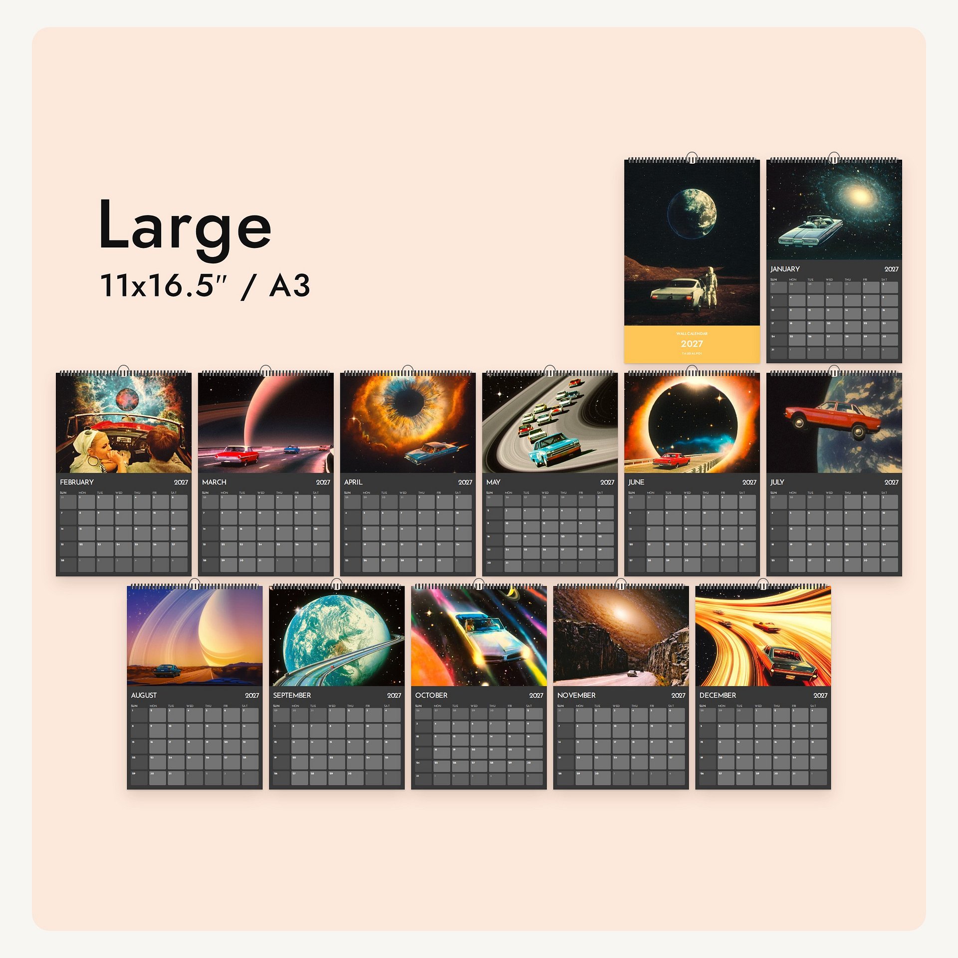 Intergalactic Road Trips 2027 Calendar product image (6)