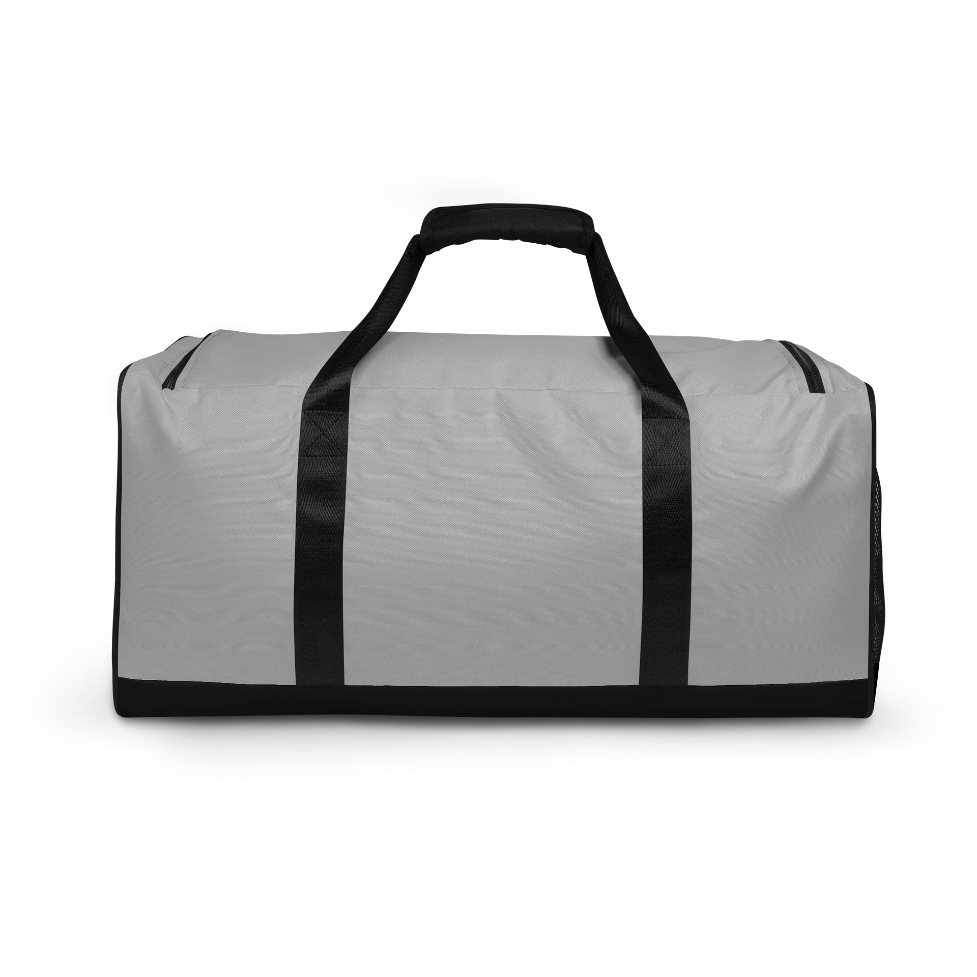 Minimal Gray All-Over Print Duffle Bag product image (5)