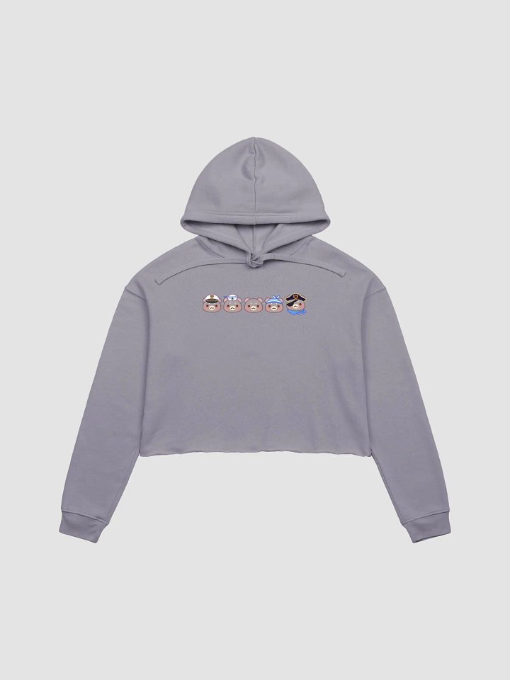 'kuma at sea' Cropped kumabHoodie product image (2)