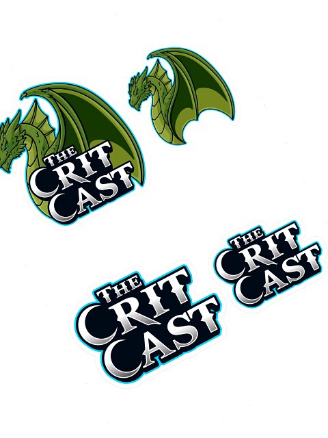 CritCast 4-Sticker Sheet
