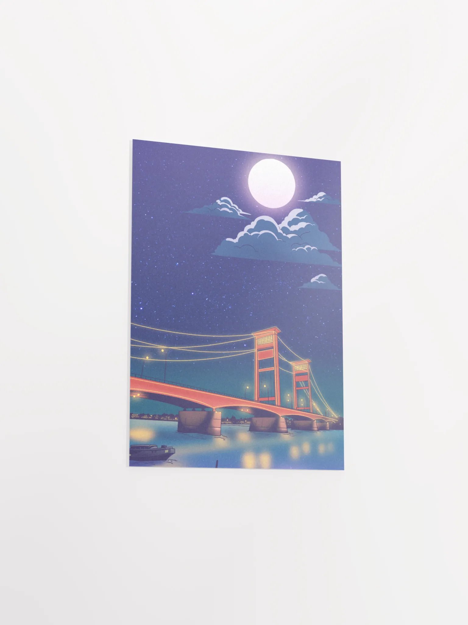 Starry Night Bridge Poster product image (3)