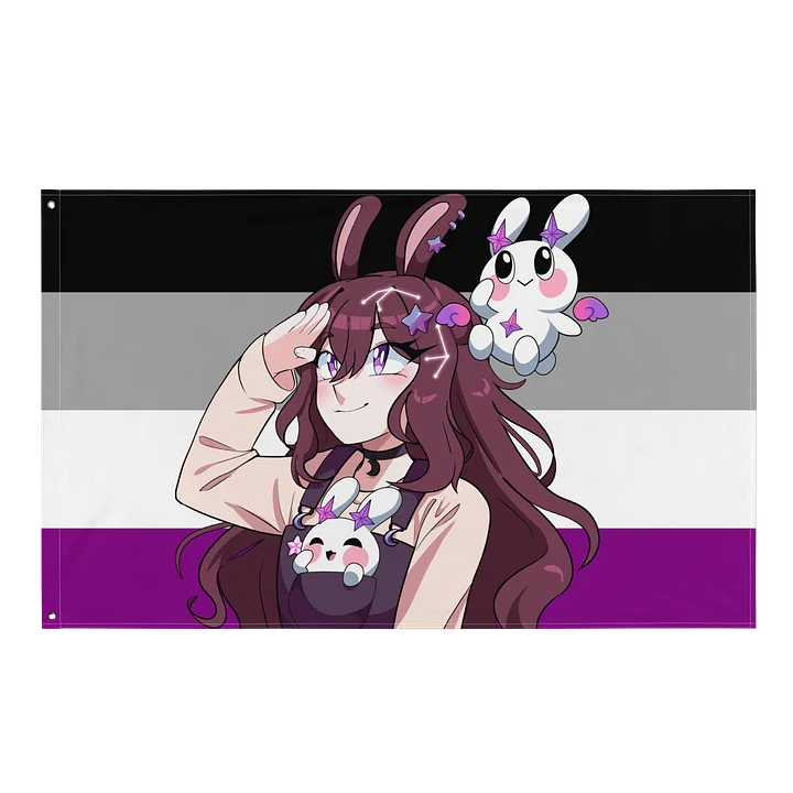 Asexual Pride Flag - featuring Yuwuna and Mellow! product image (1)