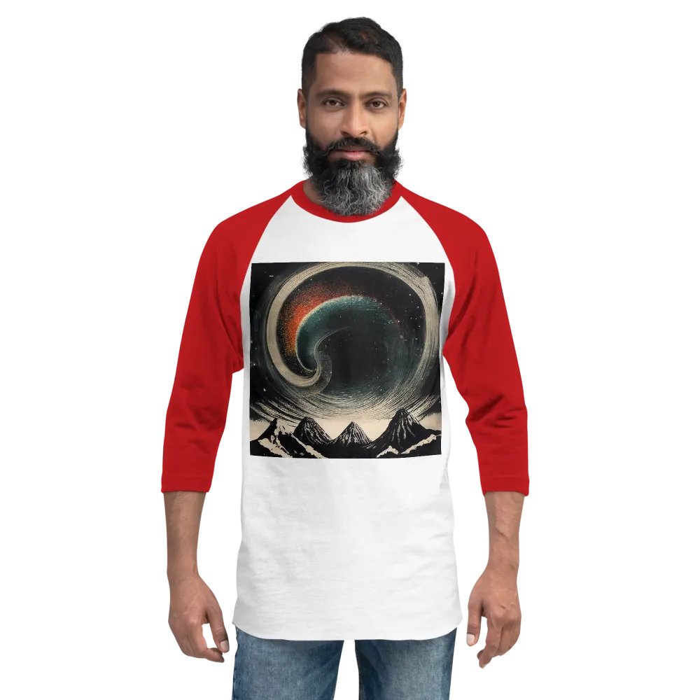 Galactic Vortex ¾ Sleeve Tee product image (2)