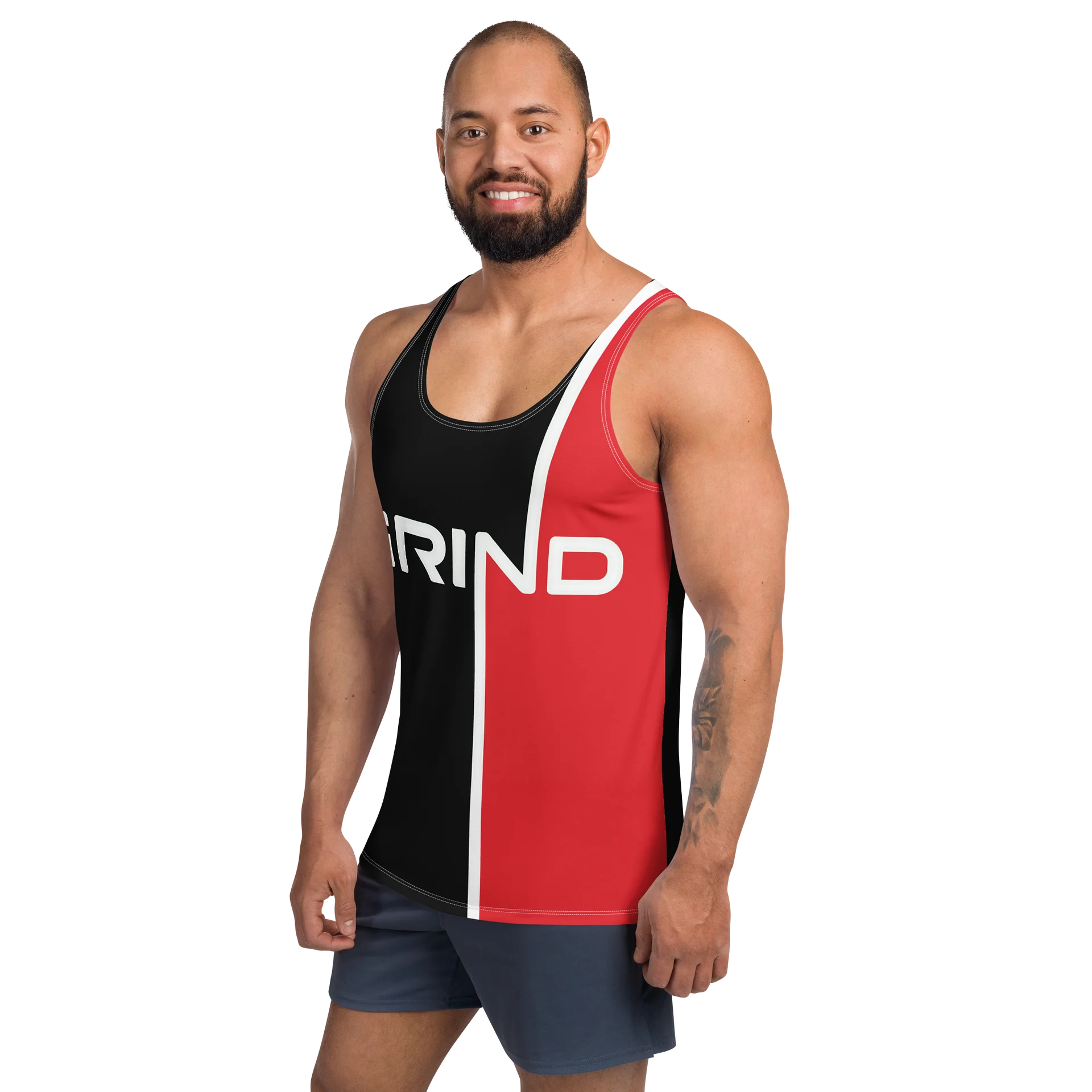 GRIND Dual-Tone Grind All-Over Tank Top product image (2)