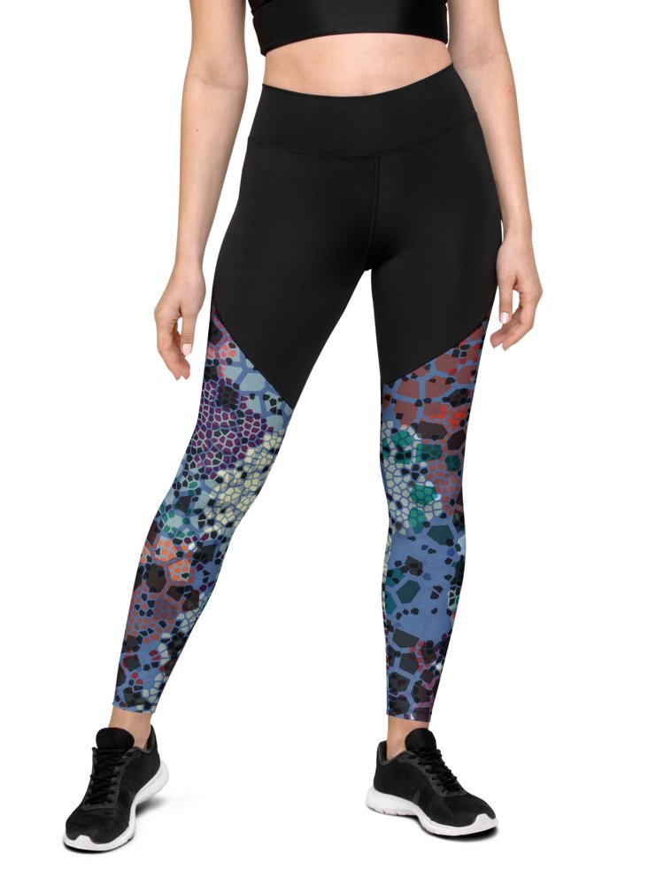 Stained glass-Sports Leggings product image (3)