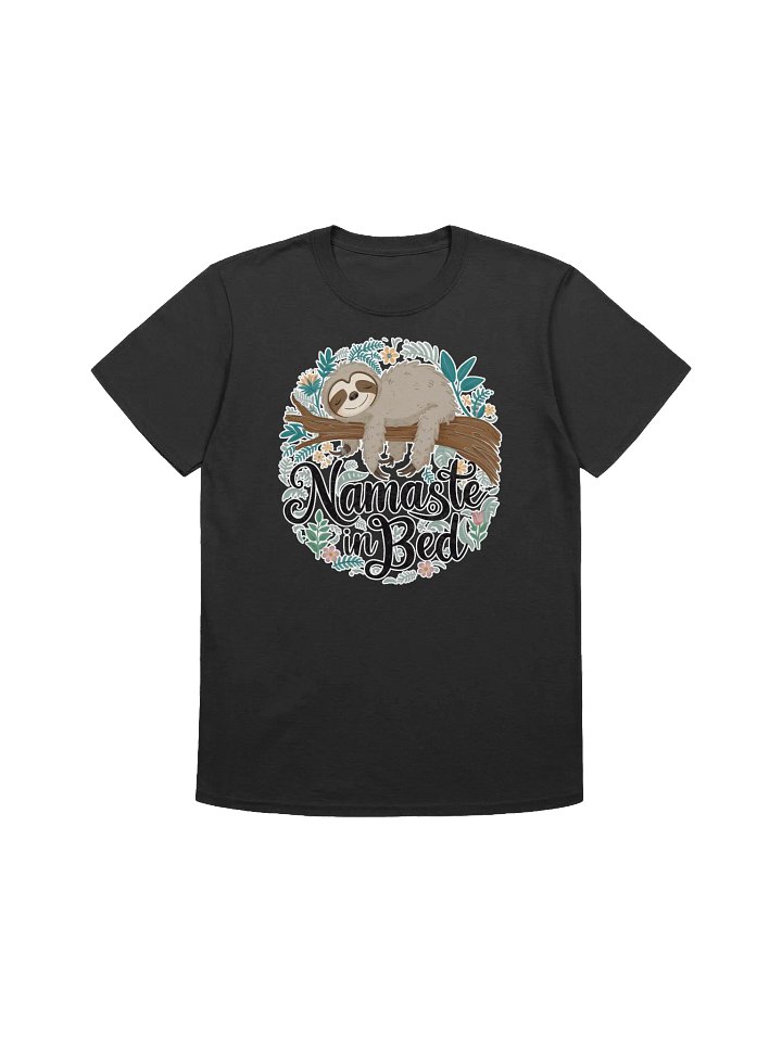 Sloth Lover - Namaste in Bed T-Shirt product image (1)