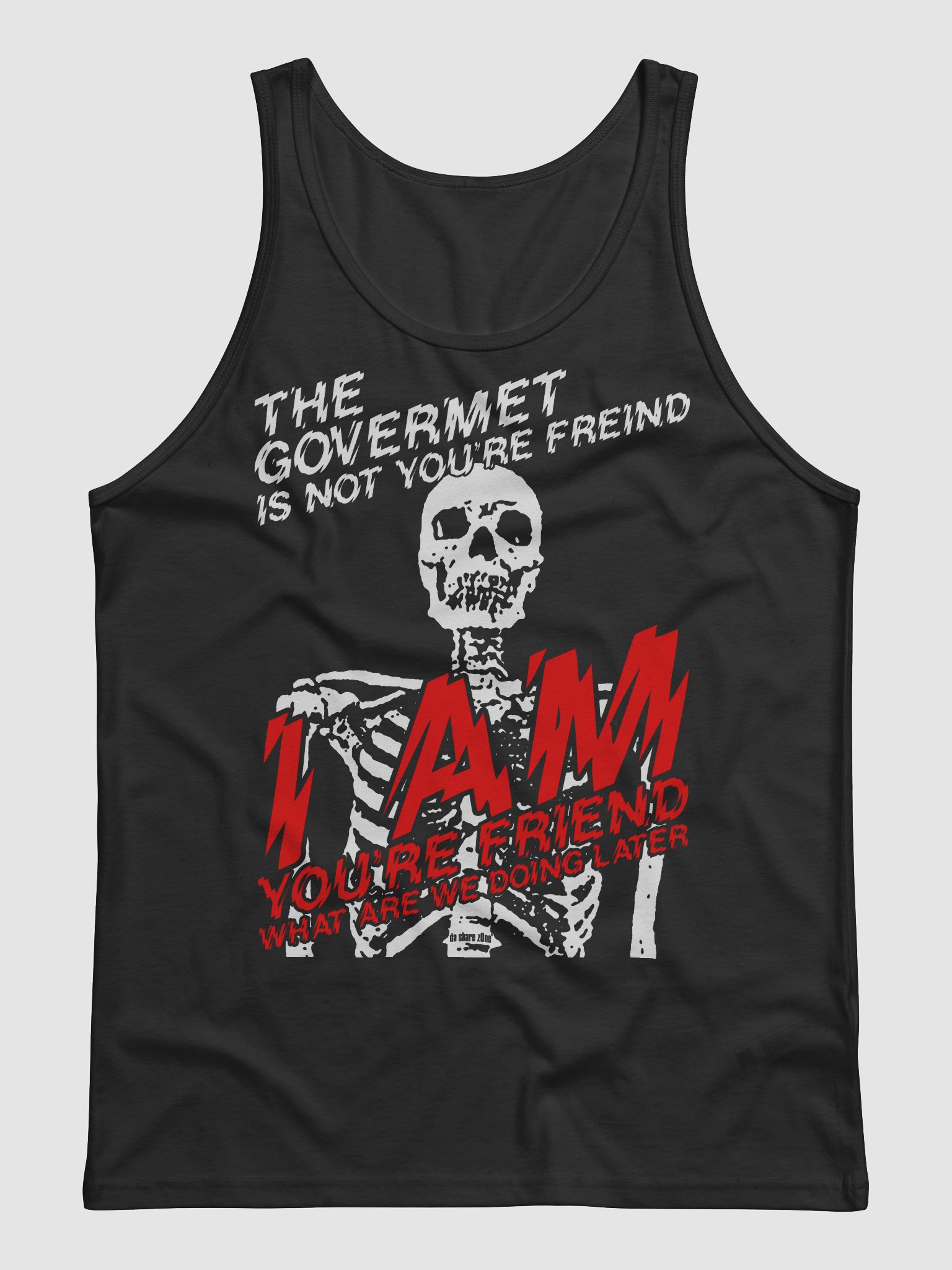 THE GOVERNMENT IS NOT YOUR FRIEND - TANK TOP product image (1)