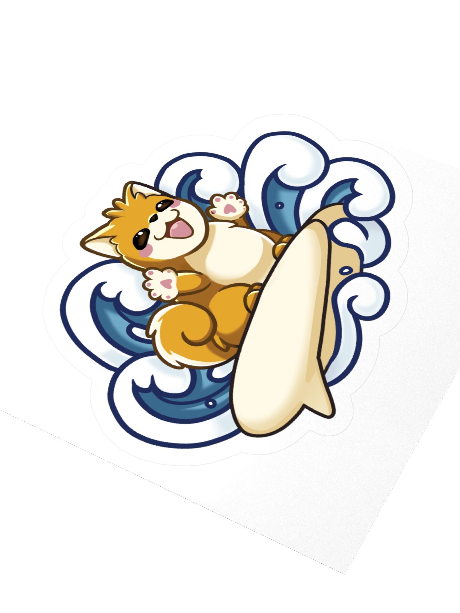Surfing Jeff Sticker product image (3)