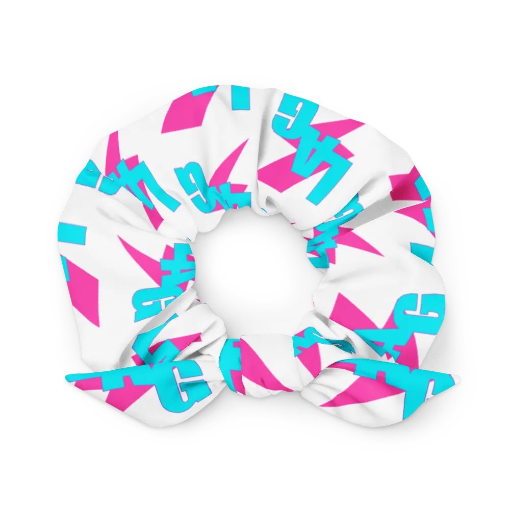 LAG Scrunchie with Bow (White) product image (4)
