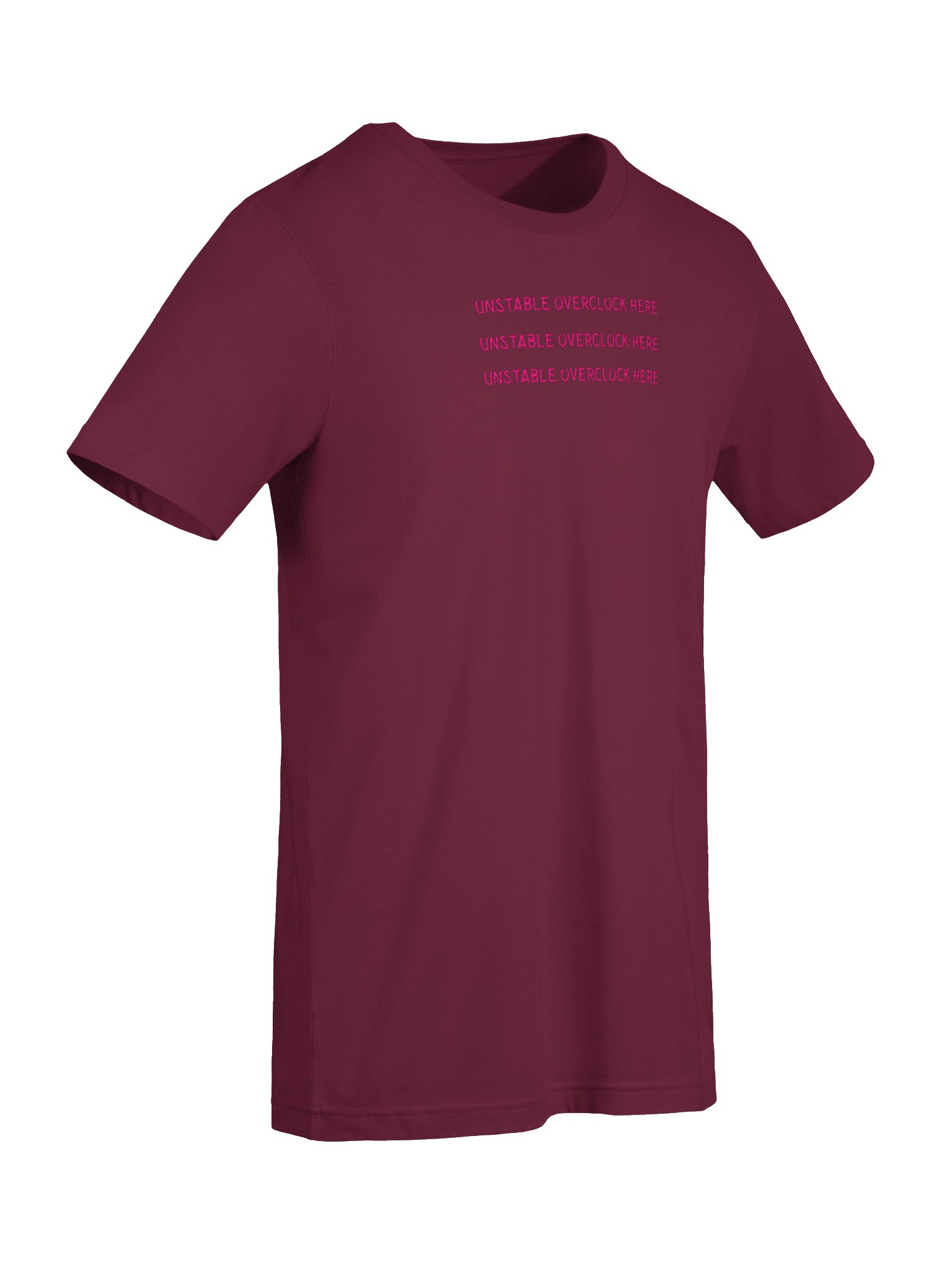 Unstable OverClock Here. Meme T Shirt product image (7)