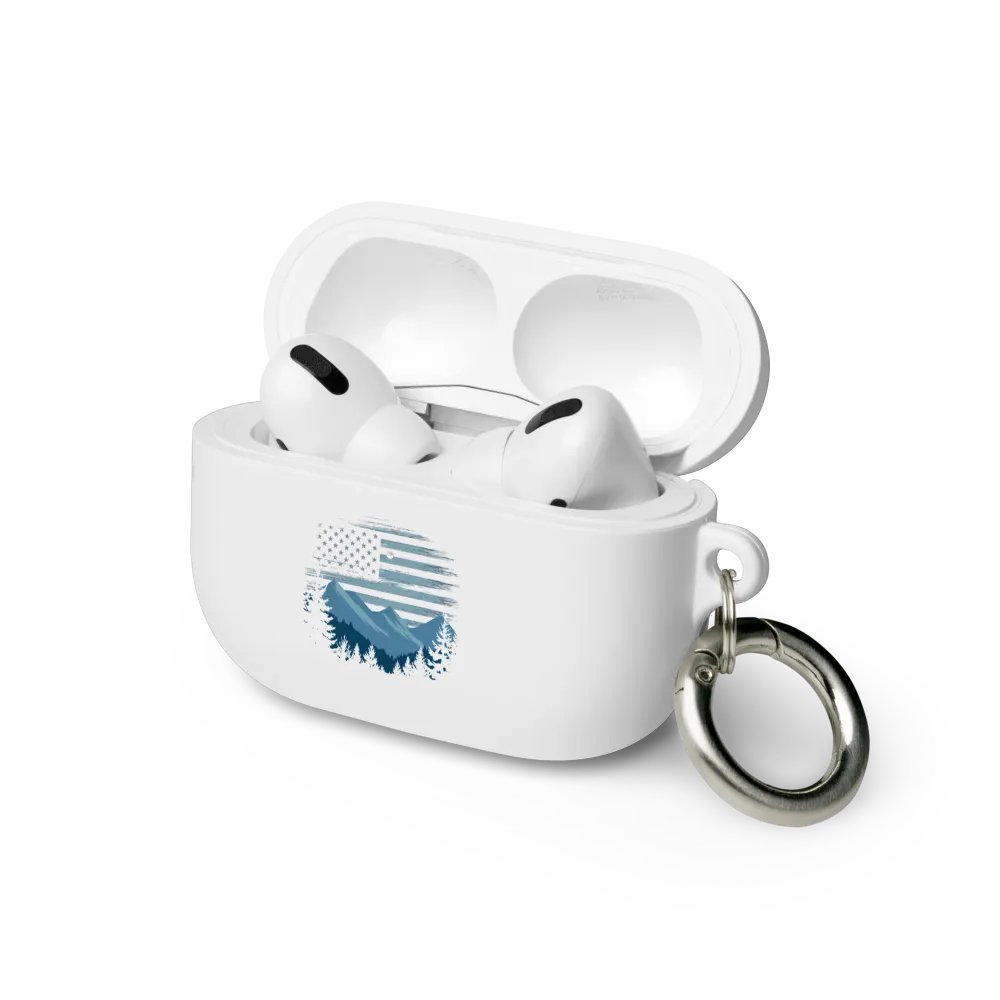 Patriotic Peaks AirPods Case product image (91)