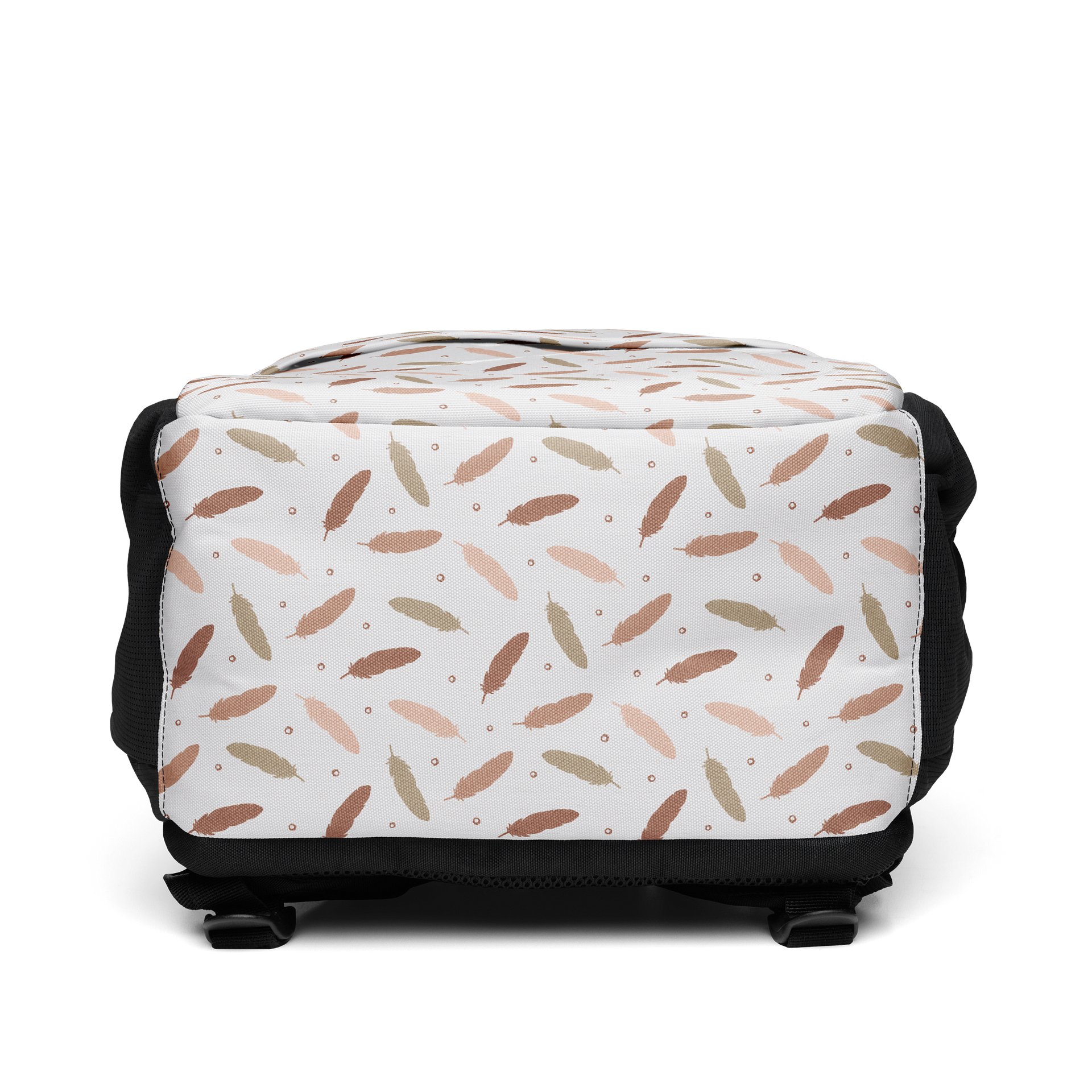Mocha Mousse Feathers Utility Backpack product image (3)