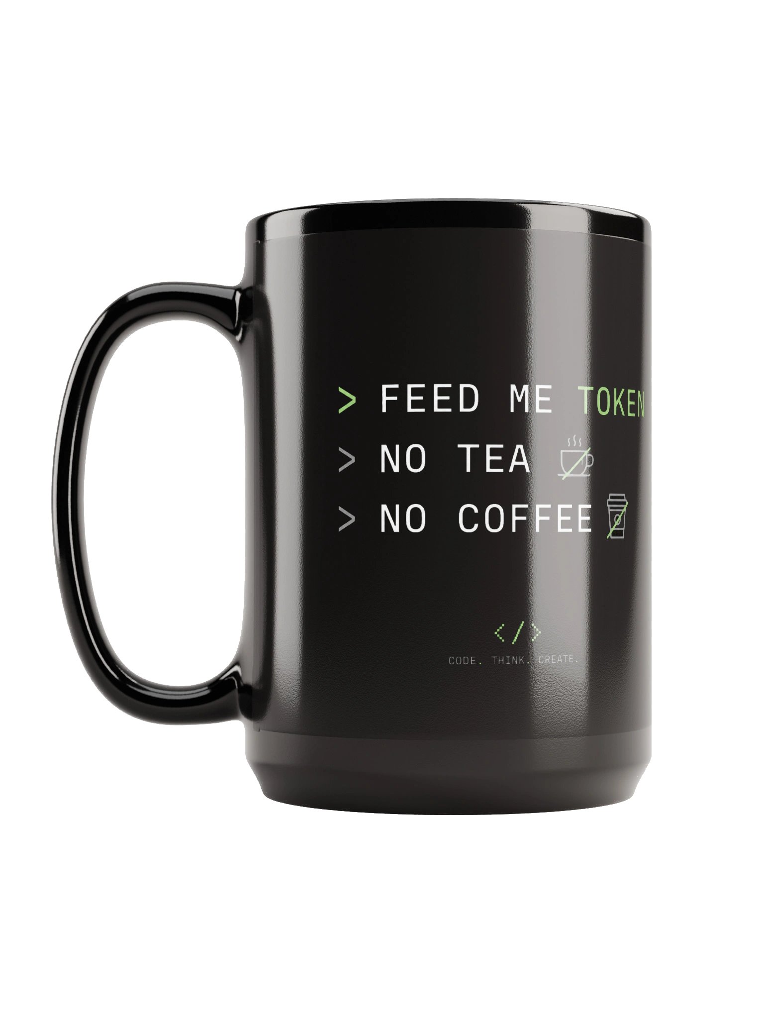 TOKENS IN VIBES OUT Mug | AI Geek Spirit Collection product image (1)