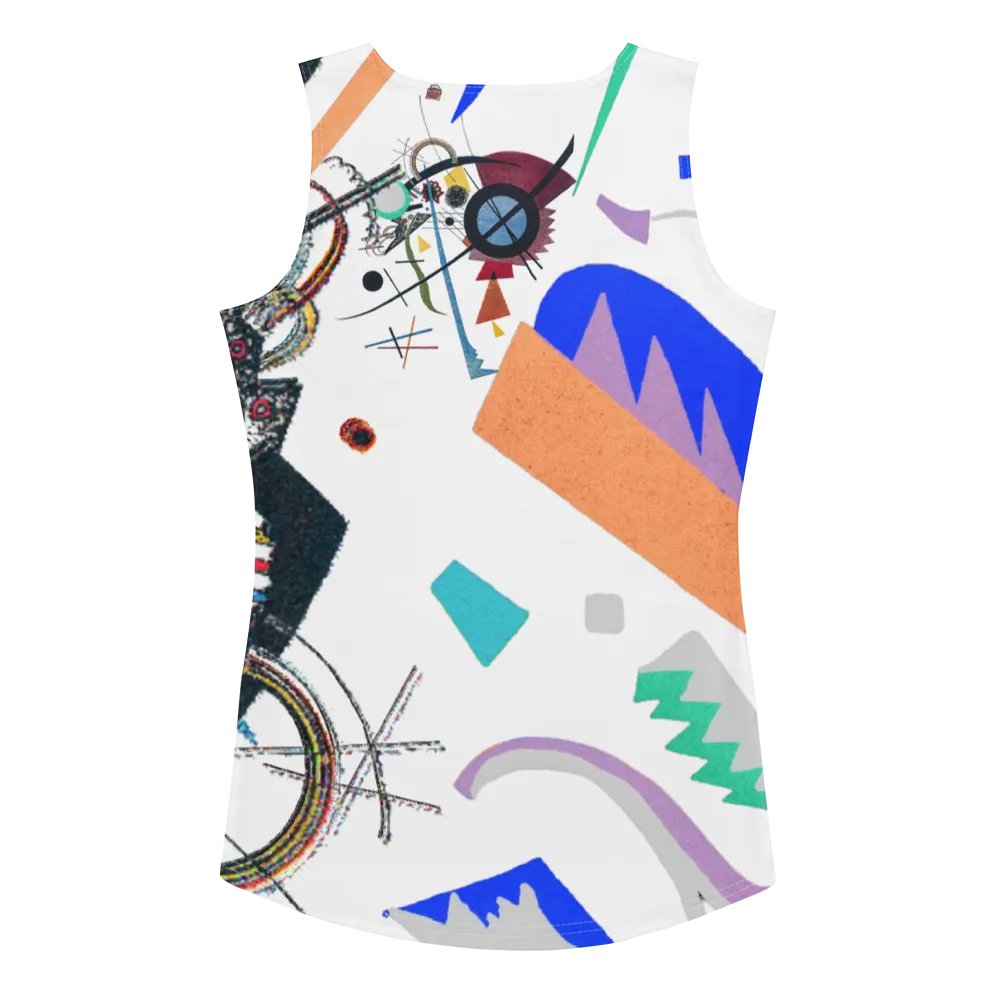 Abstract Lithographic Pattern Design Tank Top - V1 product image (2)