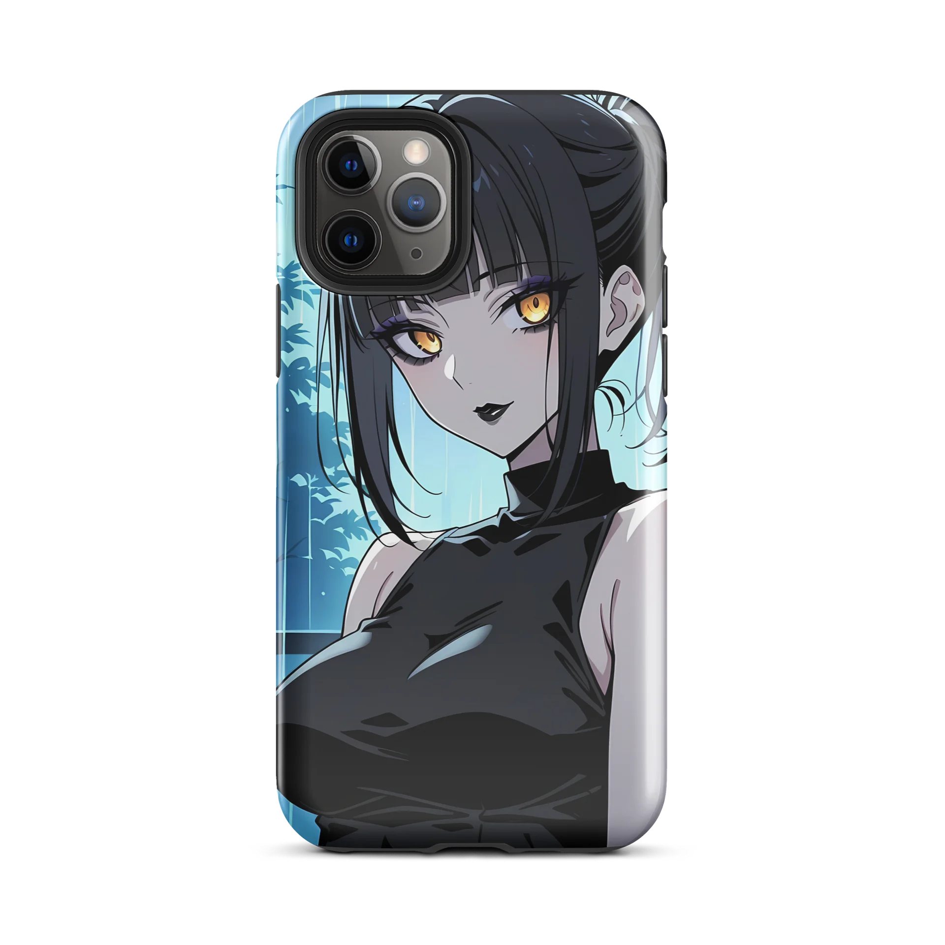Luna Rain Original Character Emo Rain Aesthetic iPhone Case | Golden Eyes Mysterious Soul product image (29)
