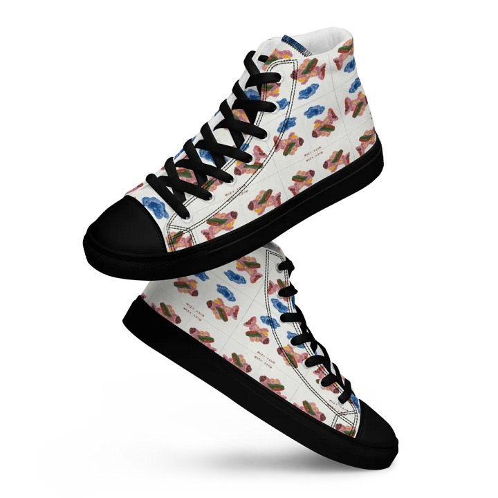Kid Airplane (Men's High Top Canvas Shoes) product image (2)