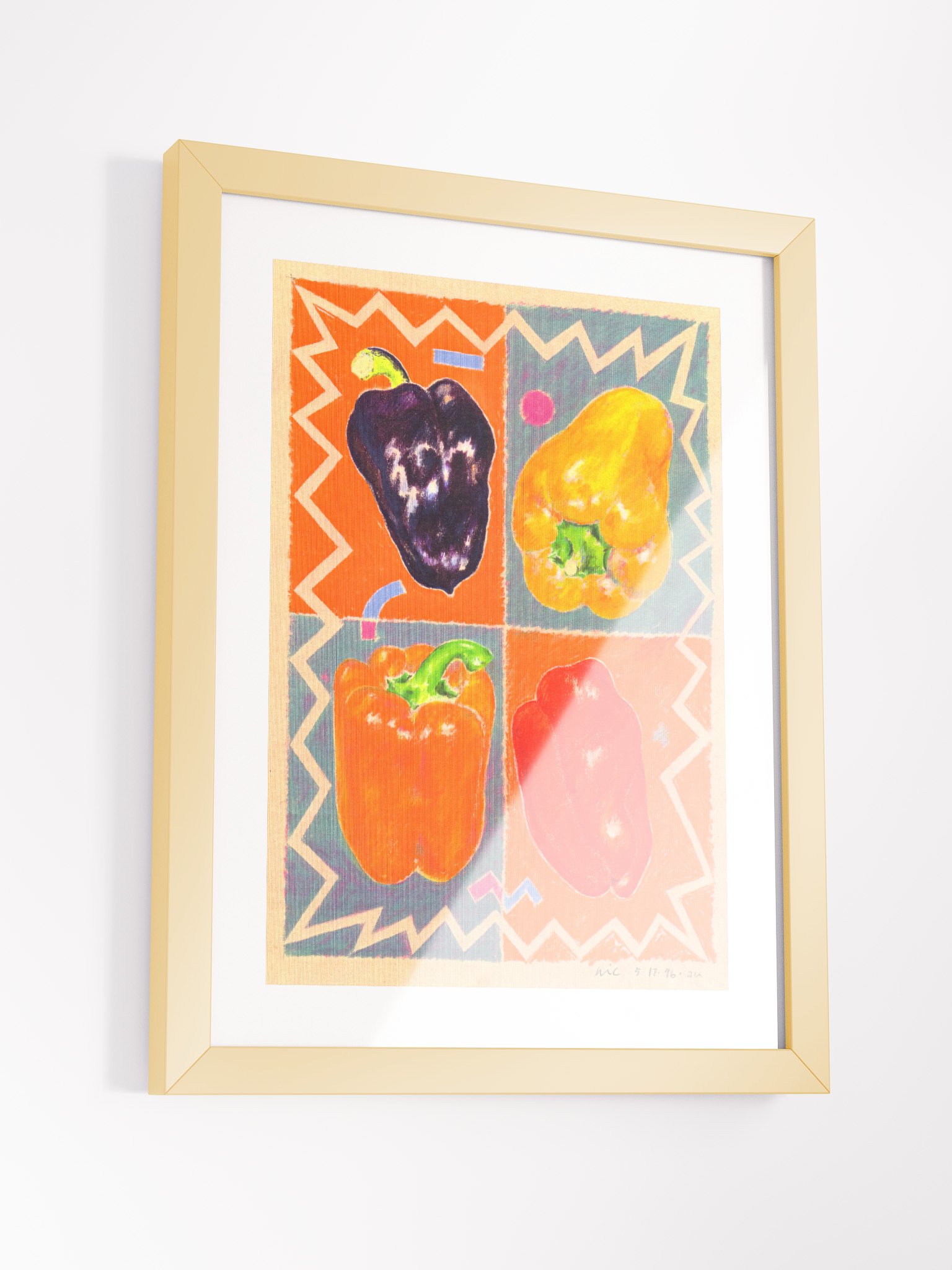 Peppers print framed product image (3)